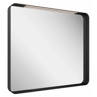 Ravak Spegel <strong>Strip</strong>  med LED Belysning Svart 80x70 cm